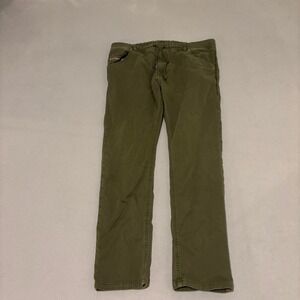 Diesel Krooley Jogg Jeans Mens Olive Green Drawstring Denim Sweatpants 36x28